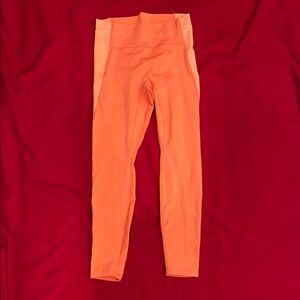 All in Motion Orange Leggings High Waist Stretch